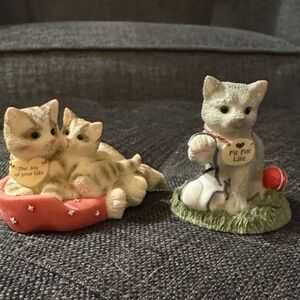Calico Kittens Figurine